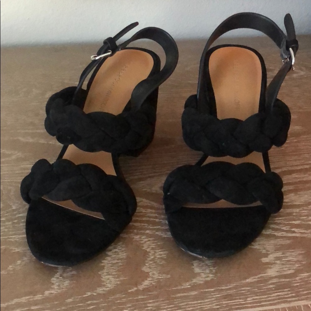 Rebecca Minkoff braided heels